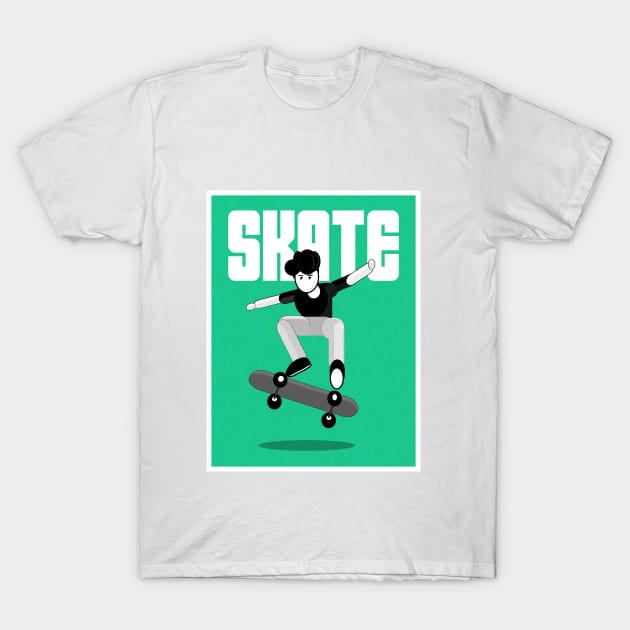 Skate chracter T-Shirt by RK dsg